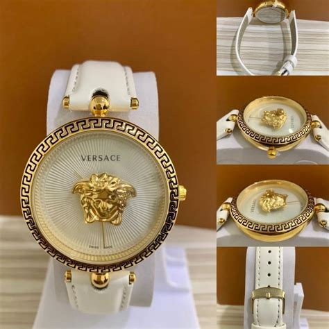 versace white watches 0218 water resistant 50m|Versace dress watch review.